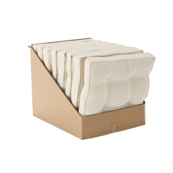 GARDEN LINE Záhradný podsedák na stoličku, sedák 40x40x6 cm CUSH - Béžová