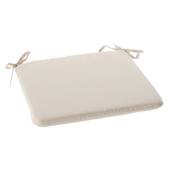 GARDEN LINE Záhradný podsedák na stoličku, sedák 40x40x3 cm PURE - béžová