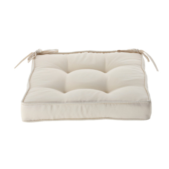 GARDEN LINE Záhradný podsedák na stoličku, sedák 40x40x6 cm CUSH - Béžová