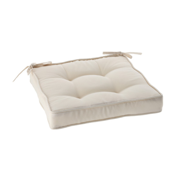 GARDEN LINE Záhradný podsedák na stoličku, sedák 40x40x6 cm CUSH - Béžová