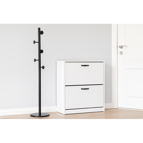 REDA Samostoječe obešalo 174 cm - črno