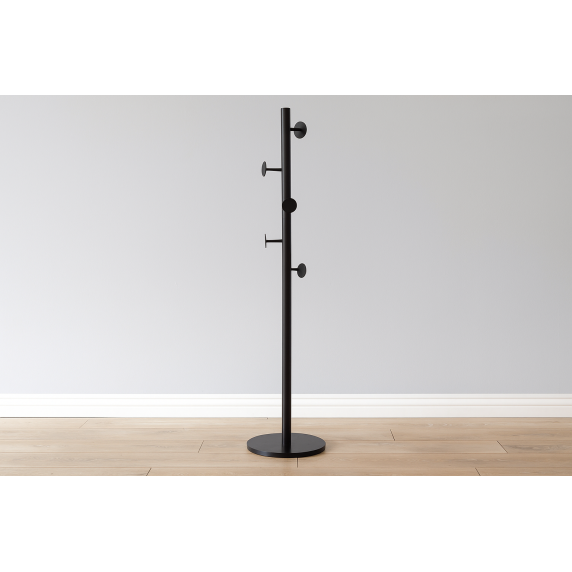 REDA Samostoječe obešalo 174 cm - črno