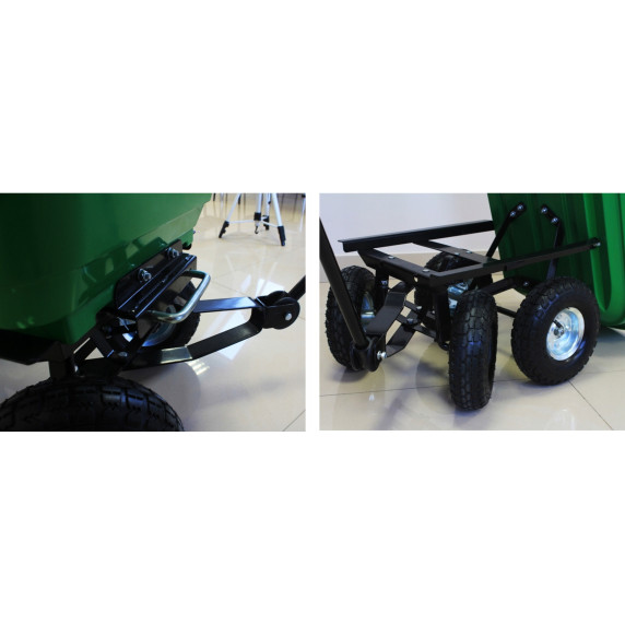 Garden Line Kétfunkciós kerti szállítókocsi – Zöld