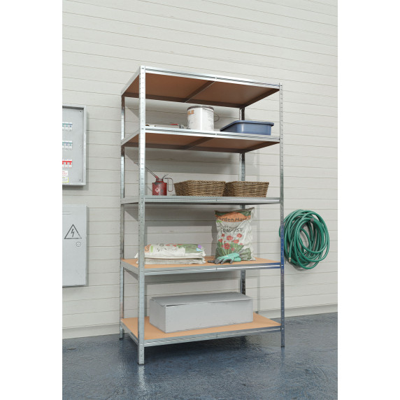 LINDER EXCLUSIV Fém polcrendszer SR001 – 90 x 40 x 180 cm -  horganyzott