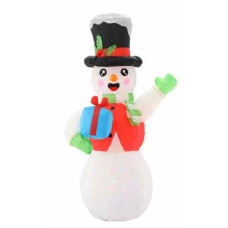Om de zăpadă gonflabil uriaș cu iluminare LED – 180 cm - 