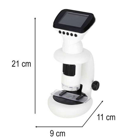 Digitális mikroszkóp 3 az 1-ben – Wi-Fi, USB, 2,4" LCD kijelző, 1000× nagyítás és tartozékok