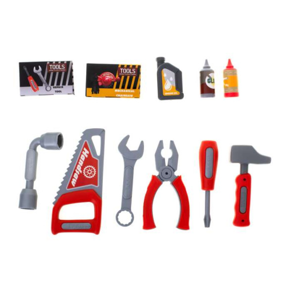 Gyerek barkácsasztal szerszámokkal, bőröndben 65 részes MOBILE TOOL TABLE