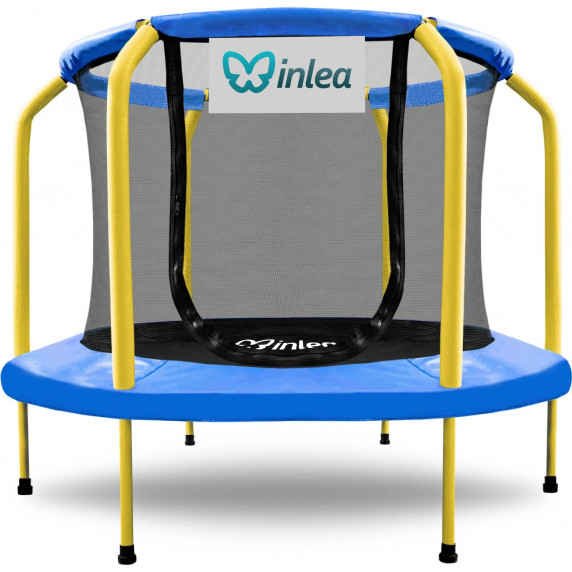 INLEA ULTIMATE Jump Trampolin 150 cm z notranjo zaščitno mrežo – modra