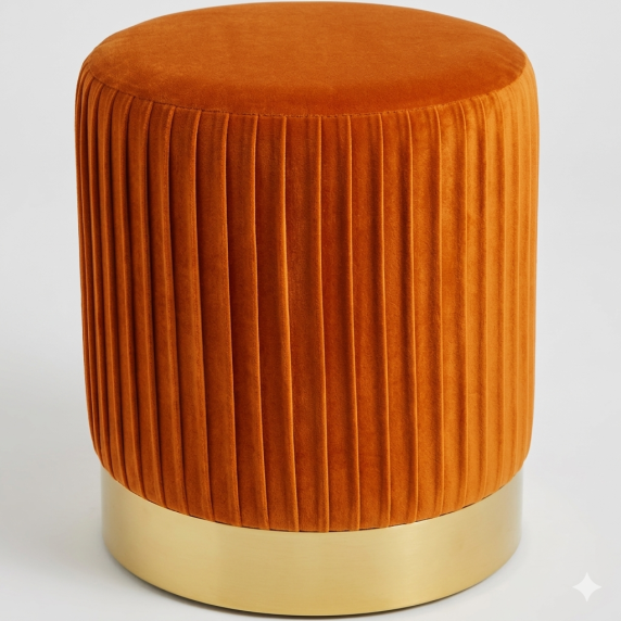 INLEA Taburetka AYLA - oranžová