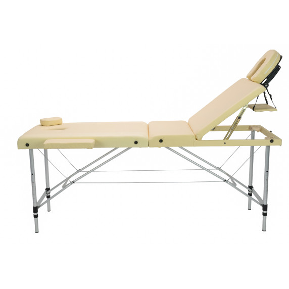 Masă de masaj INLEA Relax Pro, din trei părți și placată cu aluminiu IN16-0013 BEJ