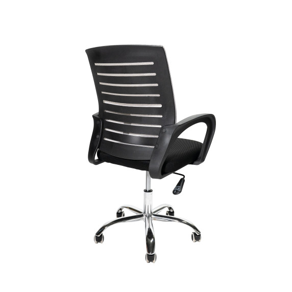 INLEA Pisaniški stol Valcor – črno‑siv