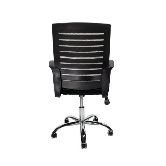 INLEA Pisaniški stol Valcor – črno‑siv