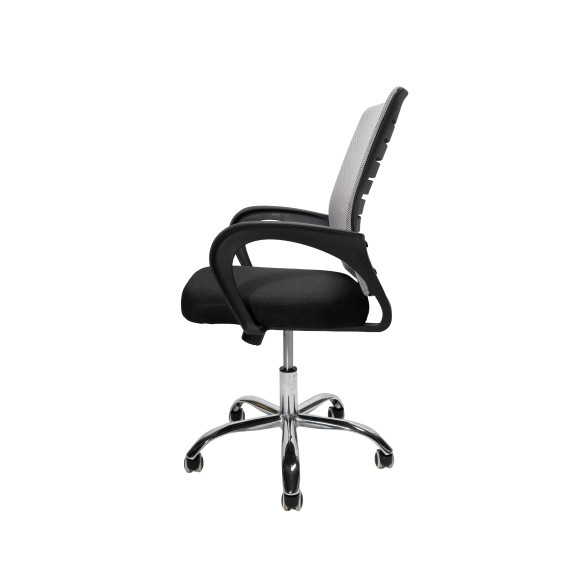 INLEA Pisaniški stol Valcor – črno‑siv