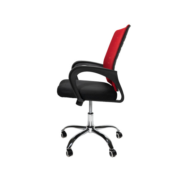INLEA Pisarniški stol Valcor – črna/rdeča