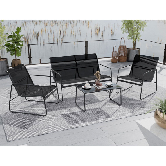 LINDER EXCLUSIV Záhradná súprava LOUNGE SET GLS754541  – antracitová