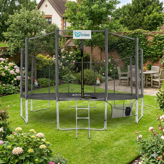 INLEA PREMIUM Jump Trampolin 500 cm s vanjskom zaštitnom mrežom - siva
