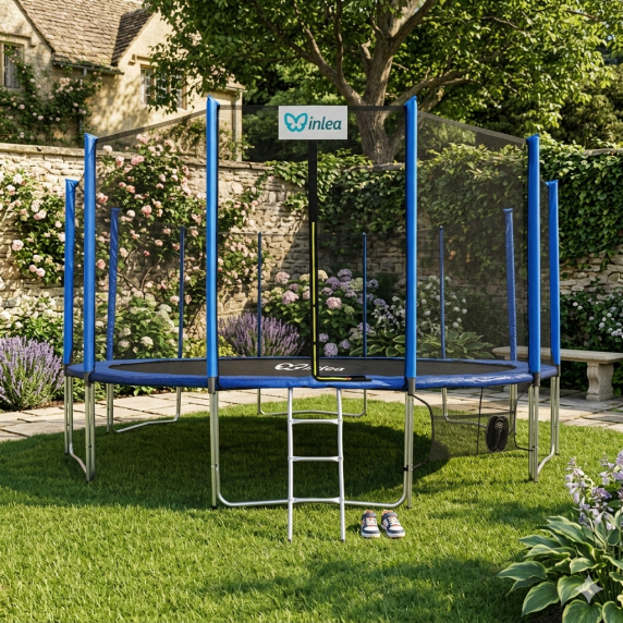 INLEA PREMIUM Jump Trampolin 500 cm s vanjskom zaštitnom mrežom - plava