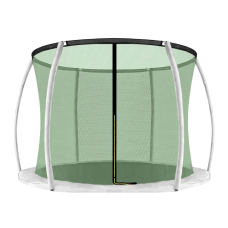 INLEA Plasă de protecție interioară pentru trambulină ULTIMATE Jump, cu diametrul de 250 cm, pentru 6 stâlpi - Verde deschis - 
