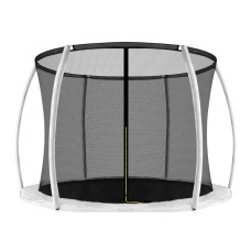 INLEA Plasă de protecție interioară pentru trambulină ULTIMATE Jump, cu diametrul total de 250 cm, pentru 6 stâlpi – negru - 
