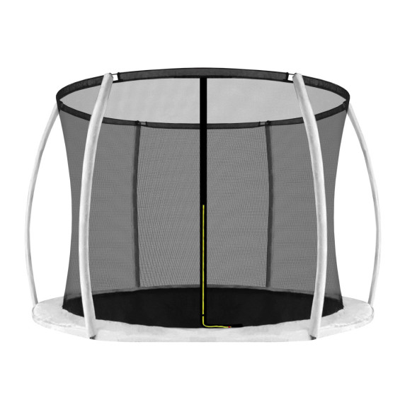 INLEA Plasă de protecție interioară pentru trambulină ULTIMATE Jump, cu diametrul total de 250 cm, pentru 6 stâlpi – negru