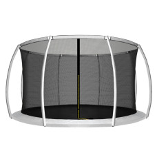 INLEA Vnútorná ochranná sieť na trampolínu ULTIMATE JUMP s celkovým priemerom 305 cm na 8 tyčí - čierna - 