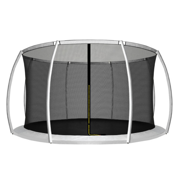 Plasa de protectie INLEA Vnútorná pentru trambulina ULTIMATE Jump s diametru total 366 cm la 8 tyčí NEGRU