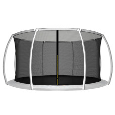 INLEA Plasă de protecție interioară pentru trambulină ULTIMATE Jump, cu diametrul total de 500 cm, pentru 12 stâlpi – negru - 