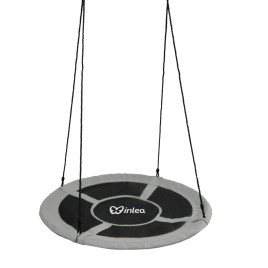 INLEA Leagăn suspendat tip cuib 110 cm - gri - 