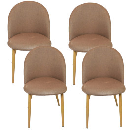 Scaun de sufragerie COMFI 4 buc- Inlea  - bej - 