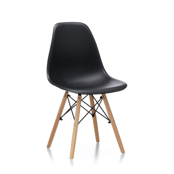 INLEA Blagovaonska stolica 4 kom VIVO – crna