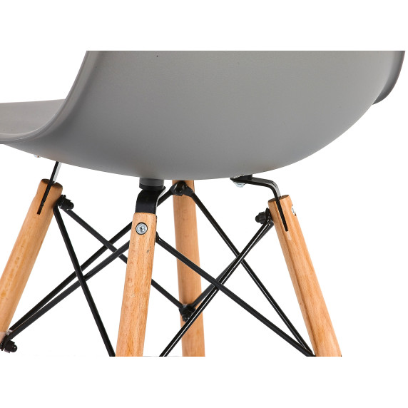 INLEA Blagovaonska stolica 4 kom VIVO – siva