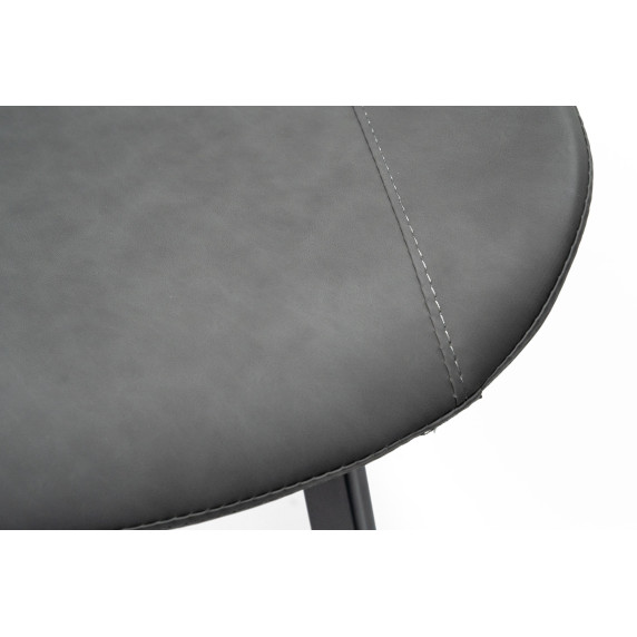 INLEA Jedálenská stolička AIDA 4 kusy - tmavosivá