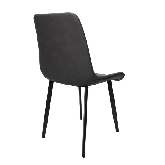 INLEA Jedálenská stolička AIDA 4 kusy - tmavosivá