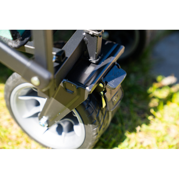 INLEA Cărucior pliabil pentru plajă și camping TRAX PRO cu roți de 8 inch – albastru