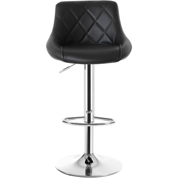 INLEA Scaun de bar, set de 2 bucăți BELLO – negru