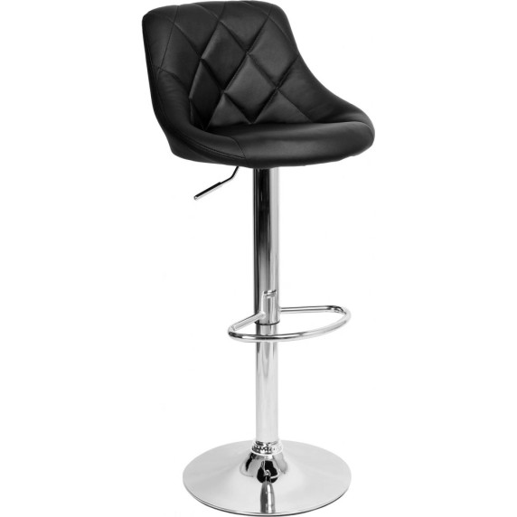 INLEA Scaun de bar, set de 2 bucăți BELLO – negru