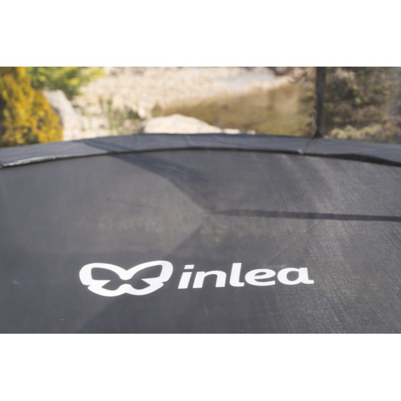 INLEA PREMIUM Jump Trambulină 305 cm cu plasă de siguranță exterioară – negru