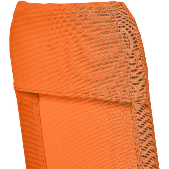 INLEA Vrtni ležalnik SOLIS – oranžen