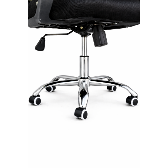 INLEA Pisaniški stol Valcor – črno‑siv