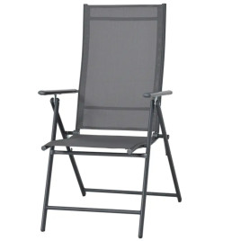 LINDER EXCLUSIV Záhradné kreslo GM1000DG RELAX - tmavosivé - 