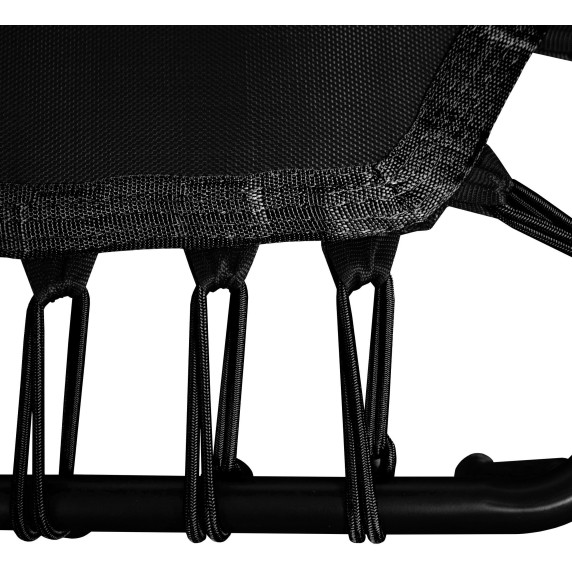 INLEA FITNESS Trampolin 130 cm z ročajem – črn