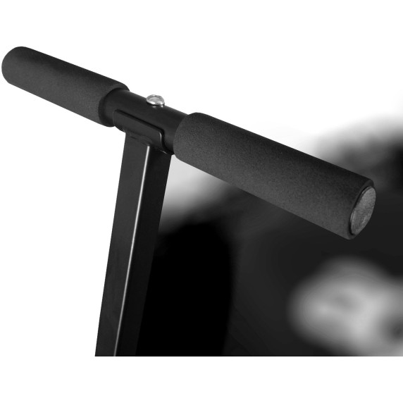 INLEA FITNESS Trampolin 130 cm z ročajem – črn