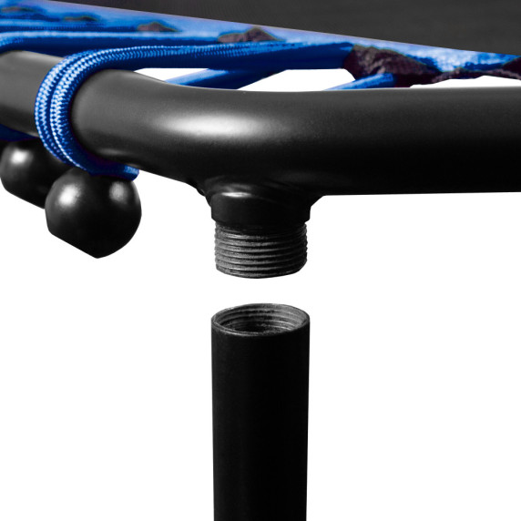 INLEA FITNESS Trampolin 130 cm z ročajem – modra