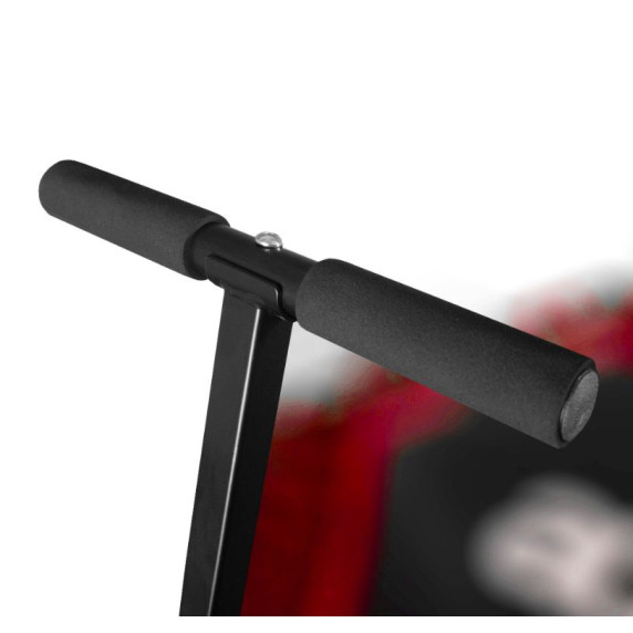 INLEA FITNESS Trampolin 130 cm z ročajem – rdeča