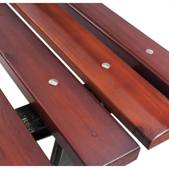 LINDER EXCLUSIV Vrtna klop 150 × 57 × 70 cm – Naravno rjava