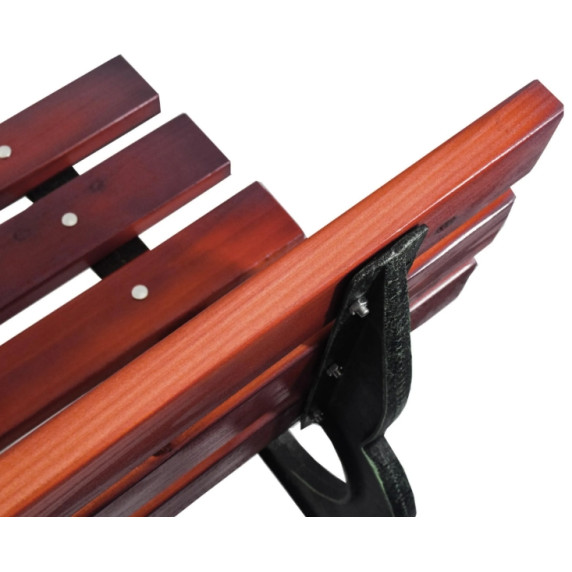 LINDER EXCLUSIV Vrtna klop 150 × 57 × 70 cm – Naravno rjava