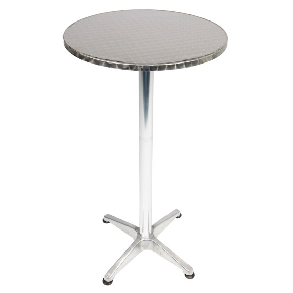 LINDER EXCLUSIV bistro miza 60 cm BISTRO – srebrna