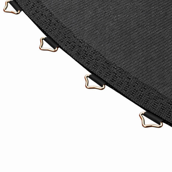 INLEA Skakalna podloga za trampolin s skupnim premerom 180 cm za 36 vzmeti – črna