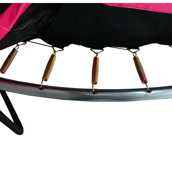 INLEA ULTIMATE Jump Trampolin 250 cm z notranjo zaščitno mrežo – roza