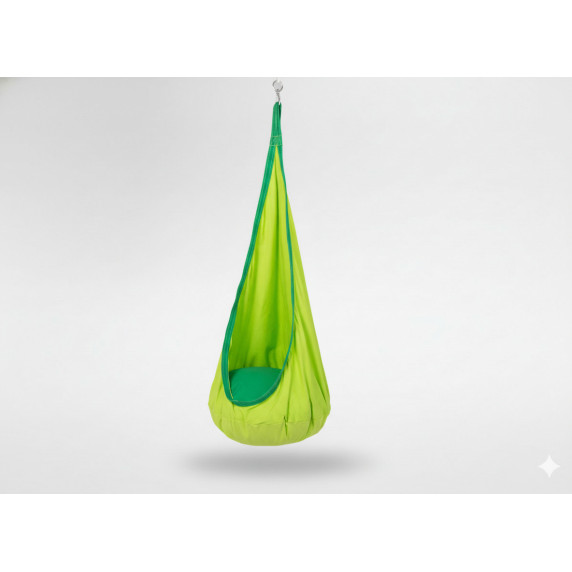 Viseča gugalnica za otroke DROPPI – GARDEN LINE –zelena